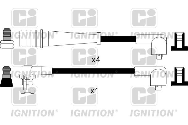 QUINTON HAZELL Комплект проводов зажигания XC145
